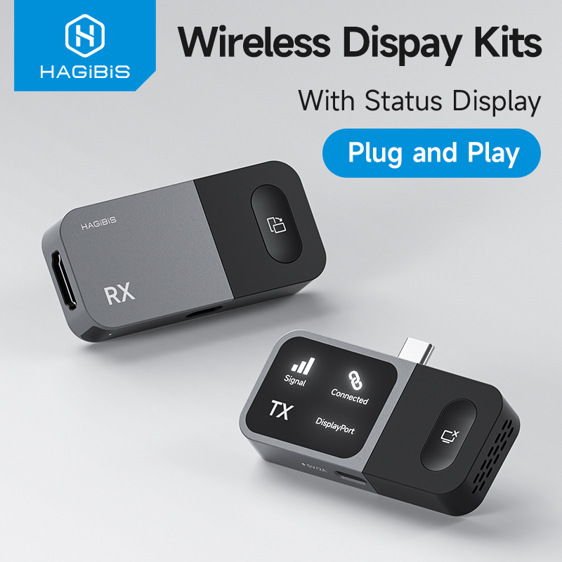 Home Cinema Wireless - ハギビス ワイヤレスUSB C送受信機キット HDMIビデオエクステンダー ミラーリングドングル スマホ