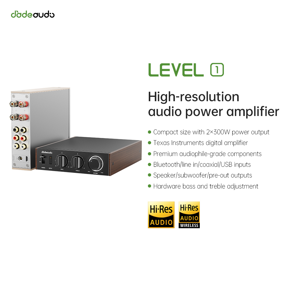 Home Cinema Wireless - JadeAudio レベル 1 デスクトップ HiFi Bluetooth