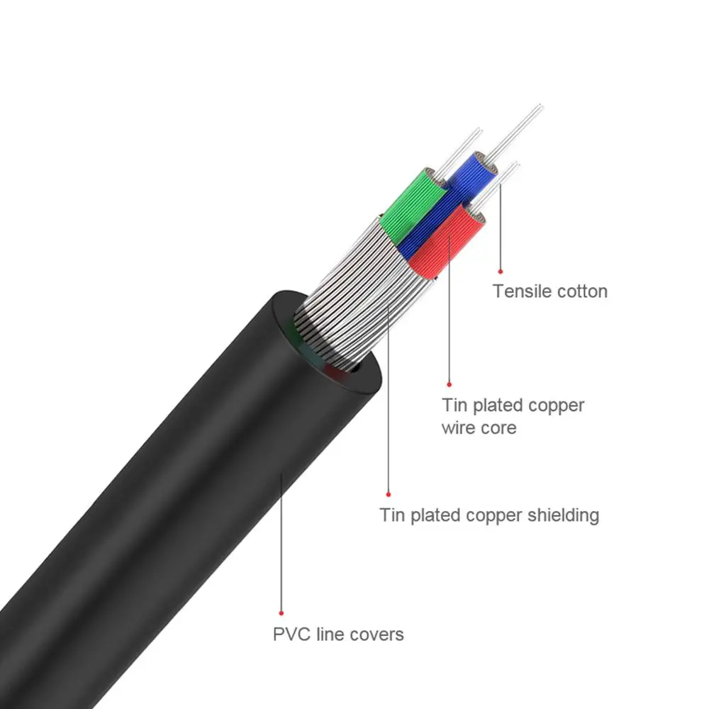 QGeeM RCAケーブル 2RCA-3.5mmオーディオケ - Home Cinema Tv のレビューと価格