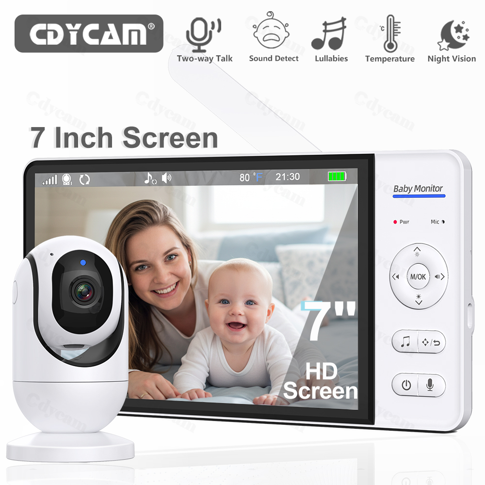 7.0インチ ビデオベビーモニター 720P 5000mAh - Home Cinema Wireless のレビューと価格