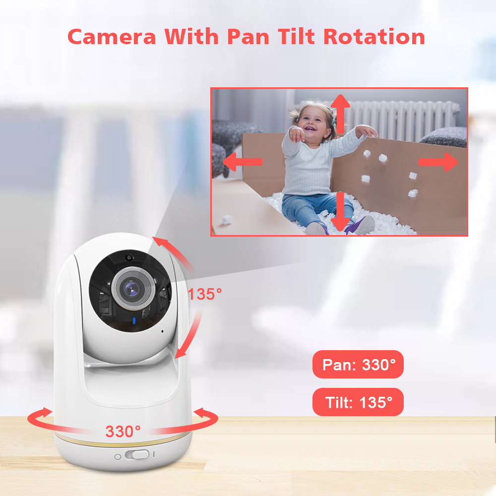 VB803 ベビーモニター 5 インチ 720P カメラ付き - Home Cinema Wireless のレビューと価格